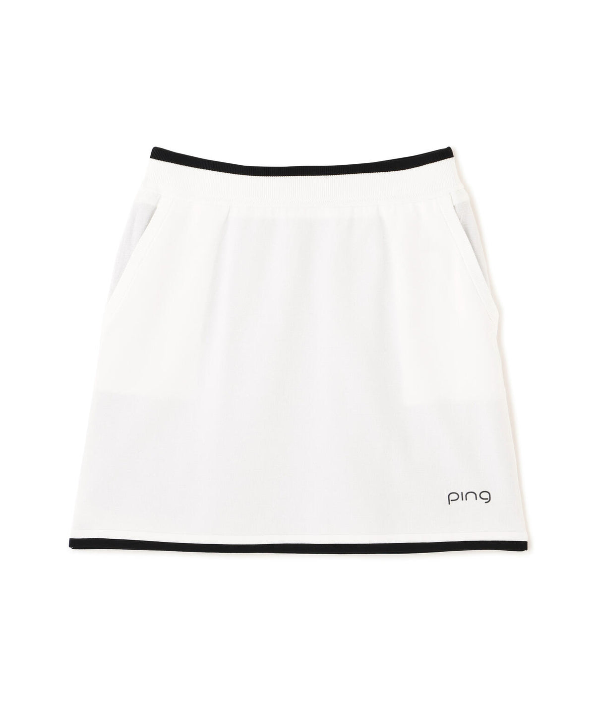 [PING APPAREL] 薄手防風裏ニットスカート ＜GOLD＞ (LADIES)