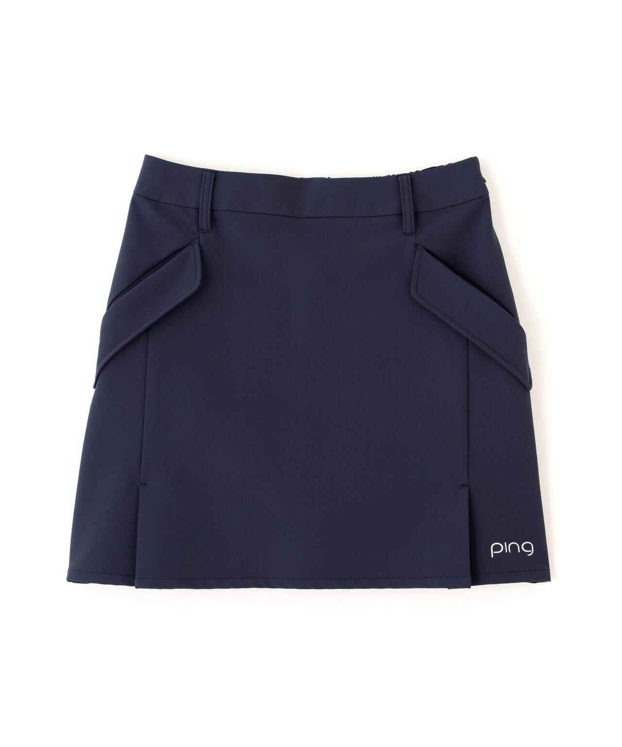 ［PING APPAREL］［UVカット・吸水速乾］ダブルストレッチフラップスカート (LADIES)