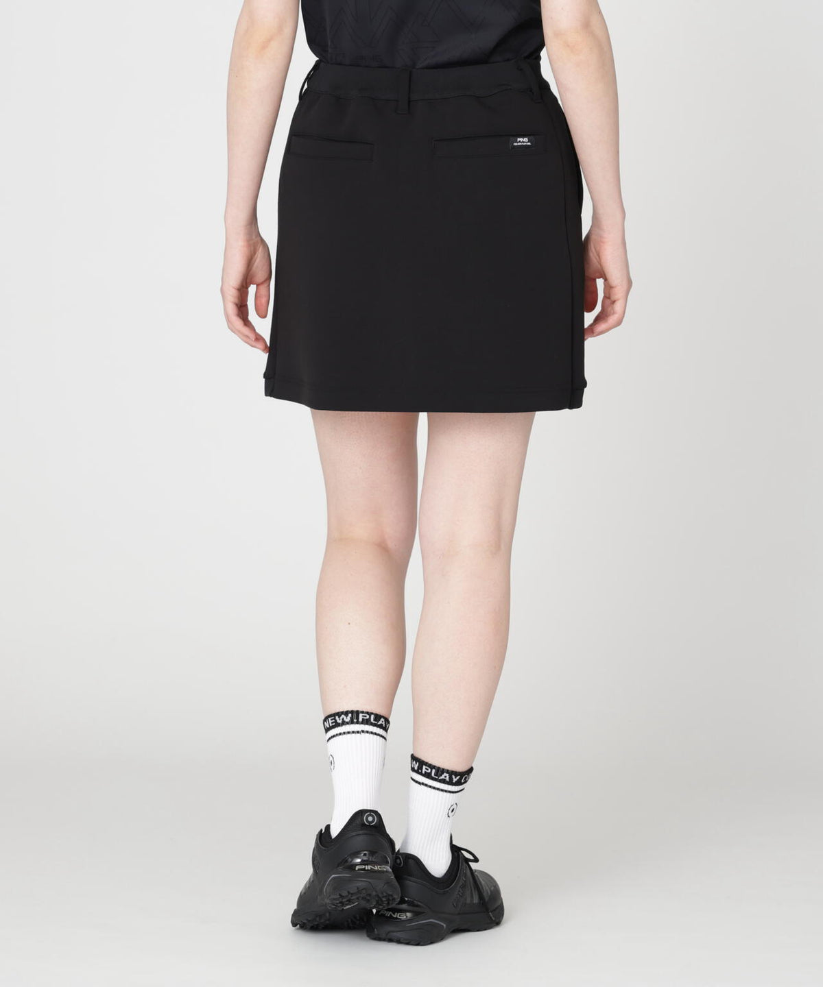 【PING APPAREL】全方向ストレッチダンボールニットサイド切替スカート (LADIES)