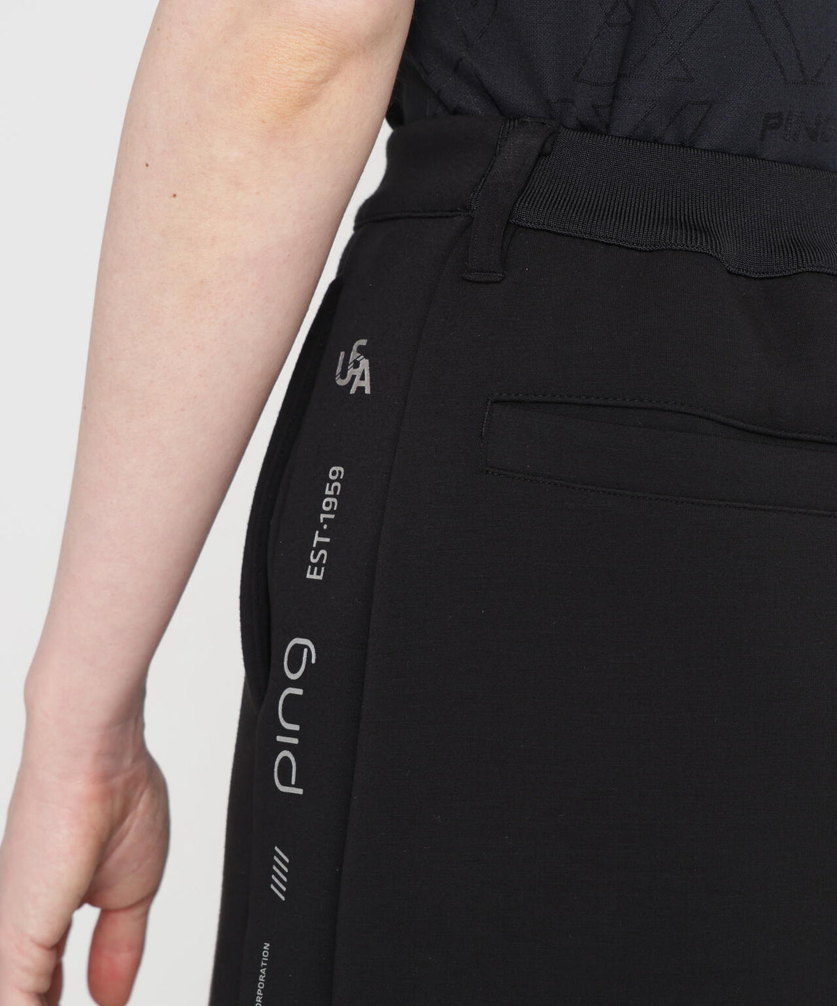 【PING APPAREL】全方向ストレッチダンボールニットサイド切替スカート (LADIES)