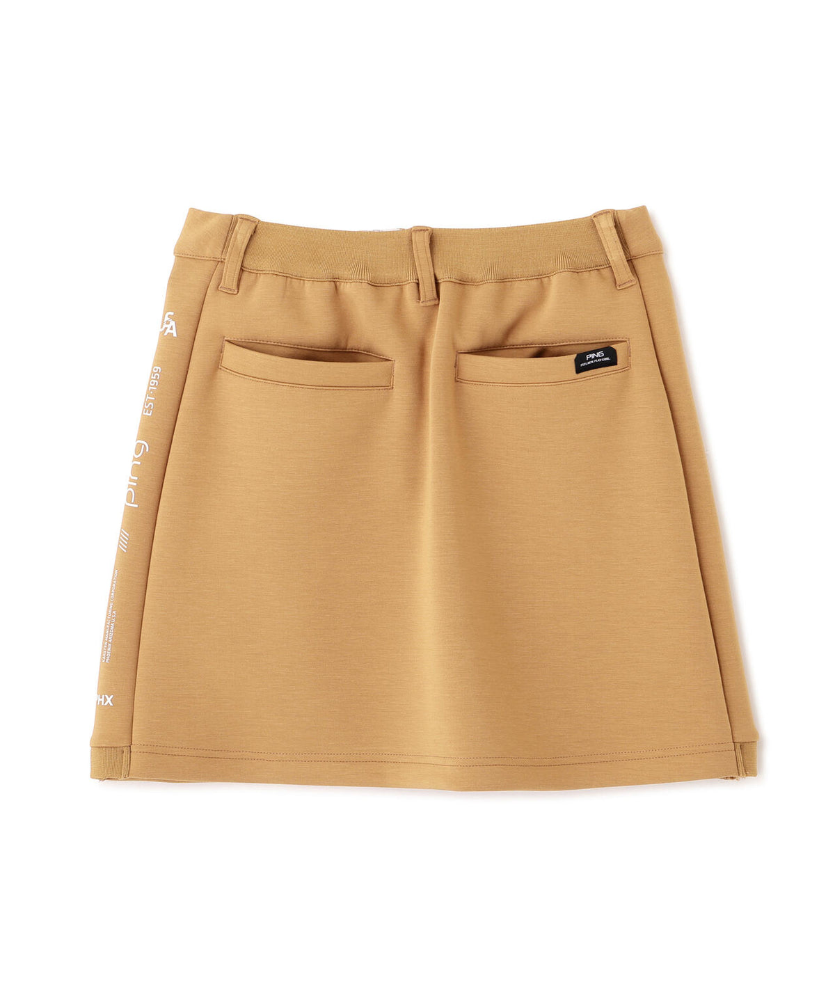 【PING APPAREL】全方向ストレッチダンボールニットサイド切替スカート (LADIES)