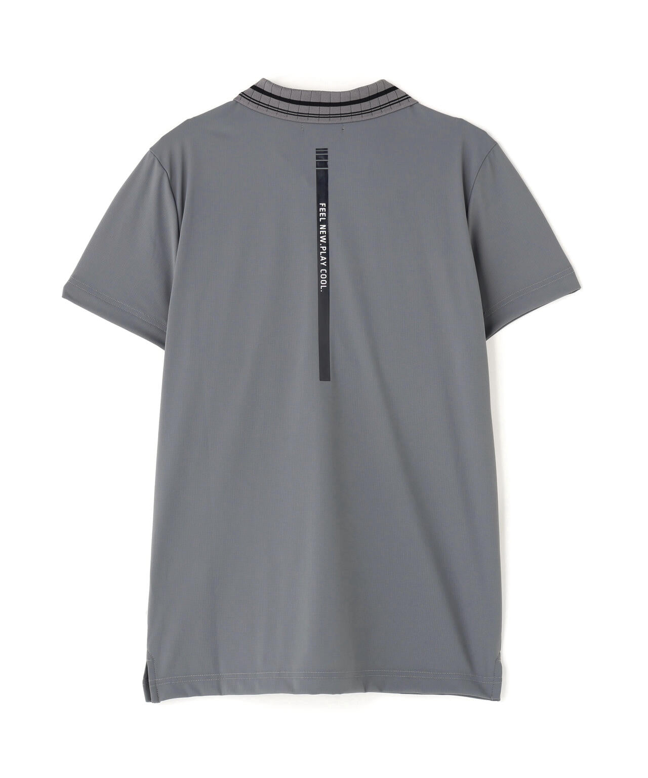 ［PING APPAREL］［接触冷感・UVカット］ライン衿半袖ポロシャツ (LADIES)