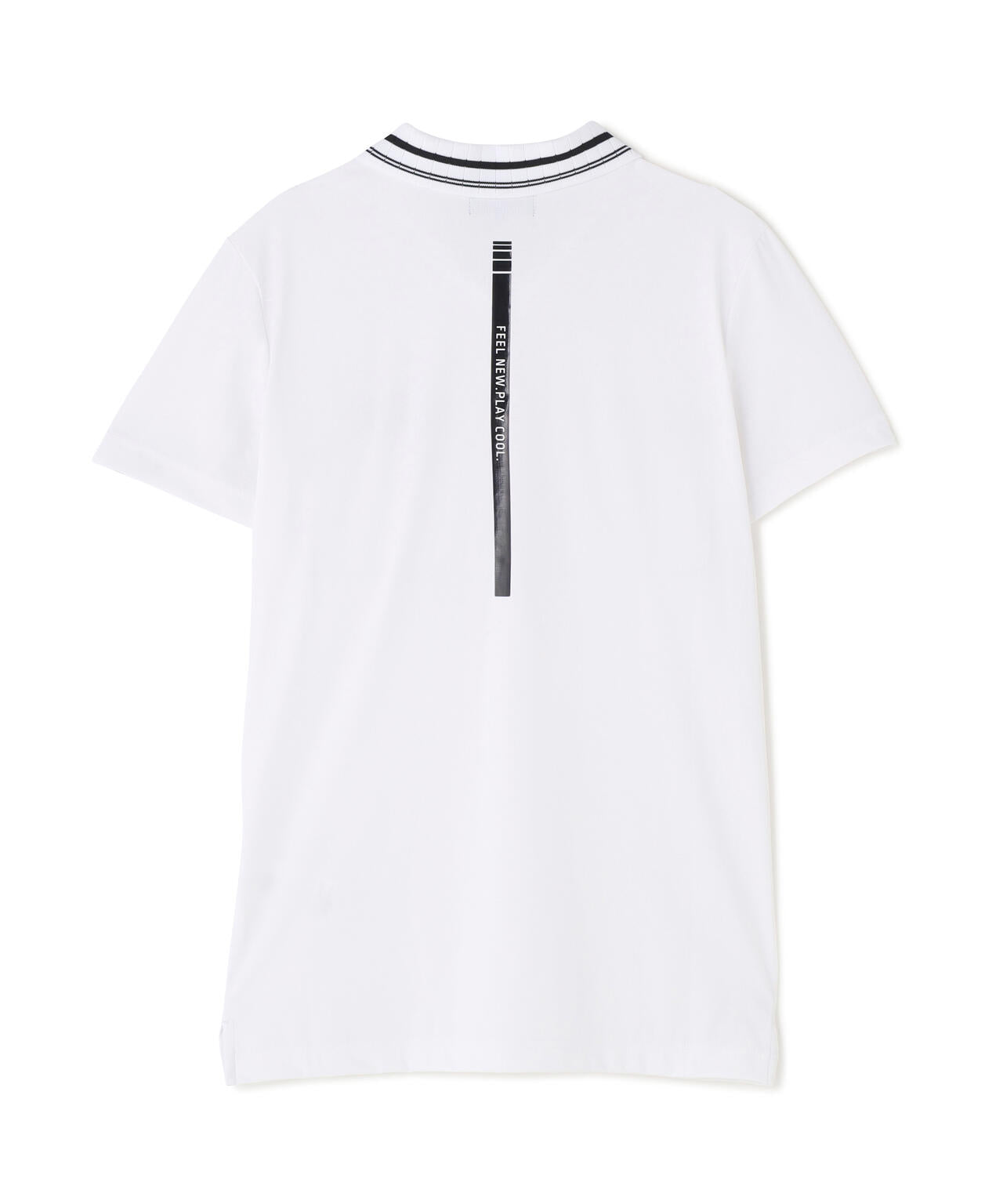 ［PING APPAREL］［接触冷感・UVカット］ライン衿半袖ポロシャツ (LADIES)