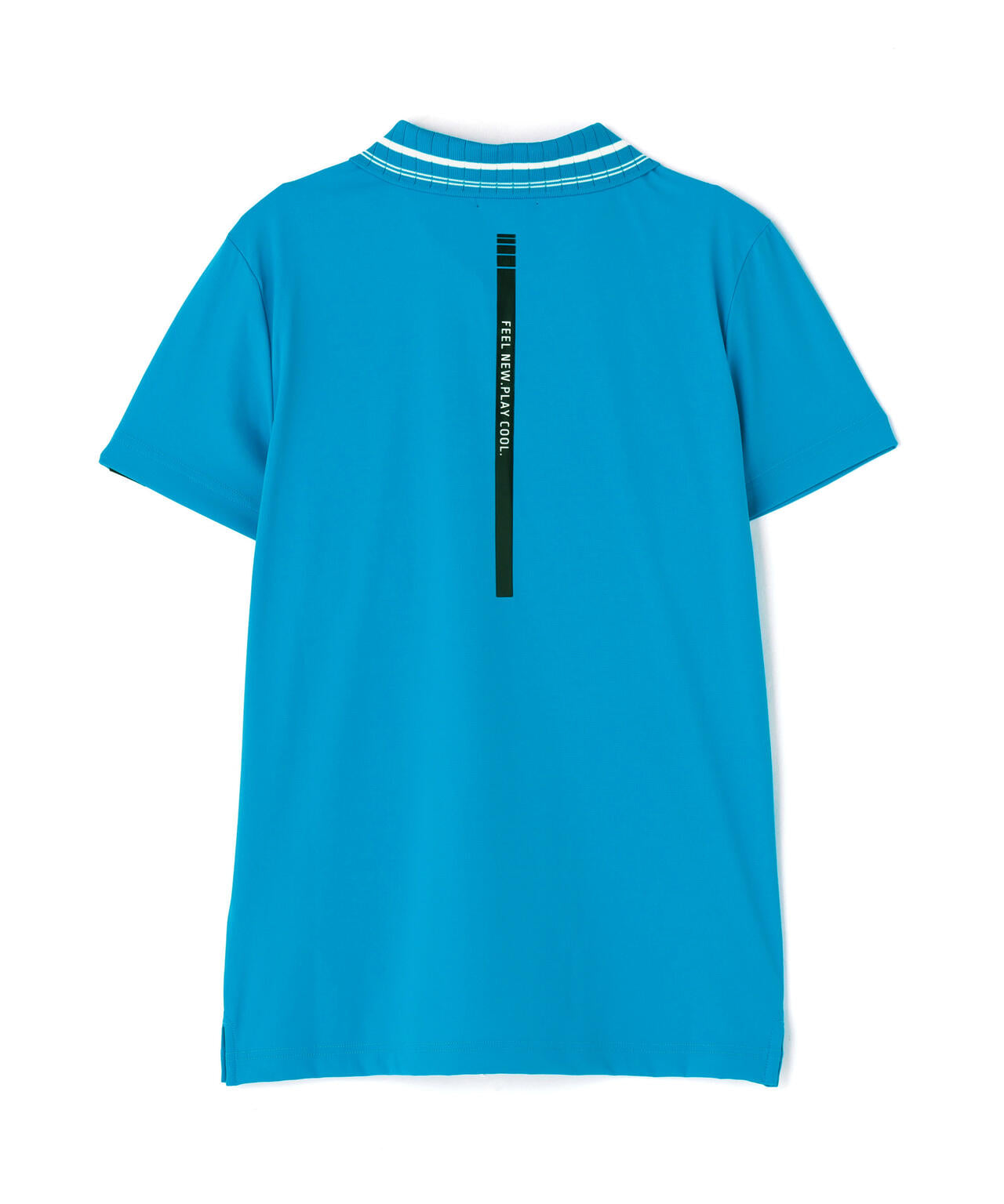 ［PING APPAREL］［接触冷感・UVカット］ライン衿半袖ポロシャツ (LADIES)