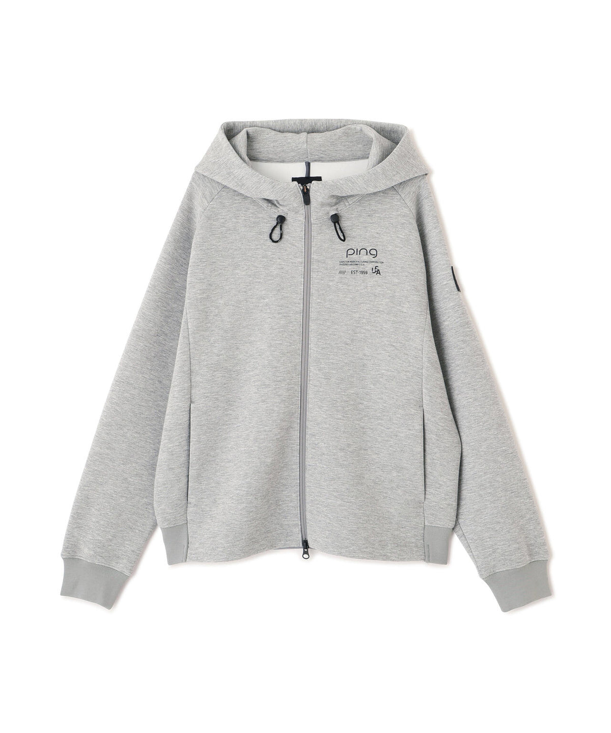 【PING APPAREL】全方向ストレッチダンボールニットフルジップフーディー (LADIES)