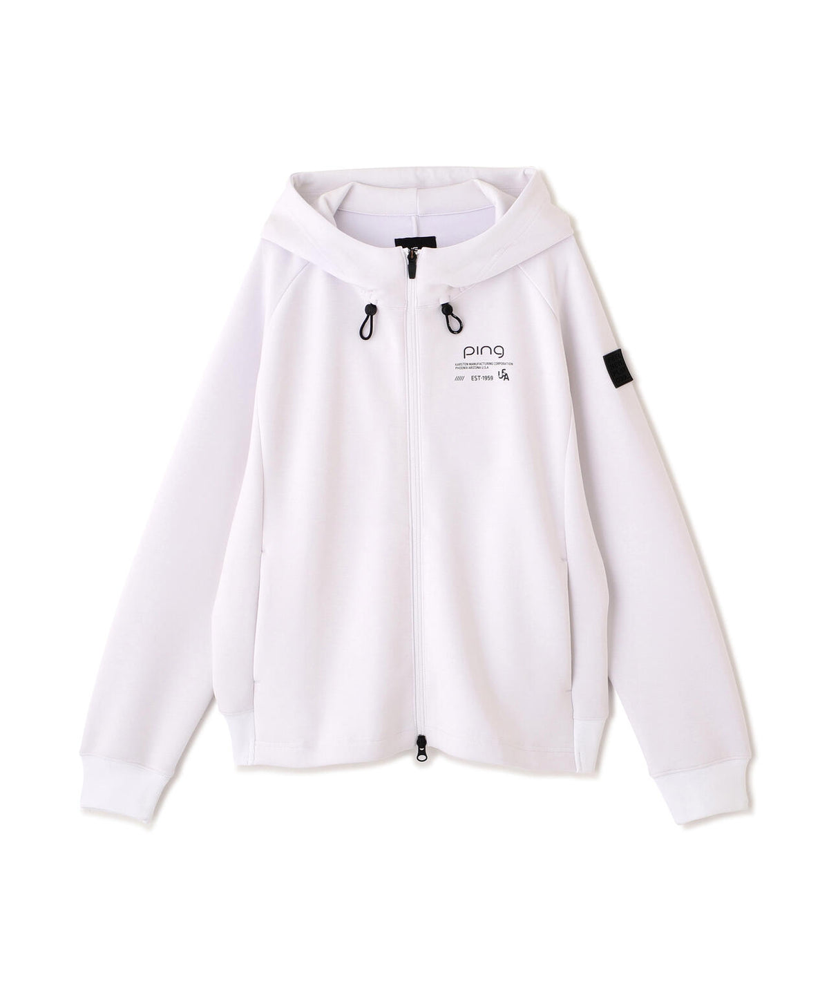 【PING APPAREL】全方向ストレッチダンボールニットフルジップフーディー (LADIES)