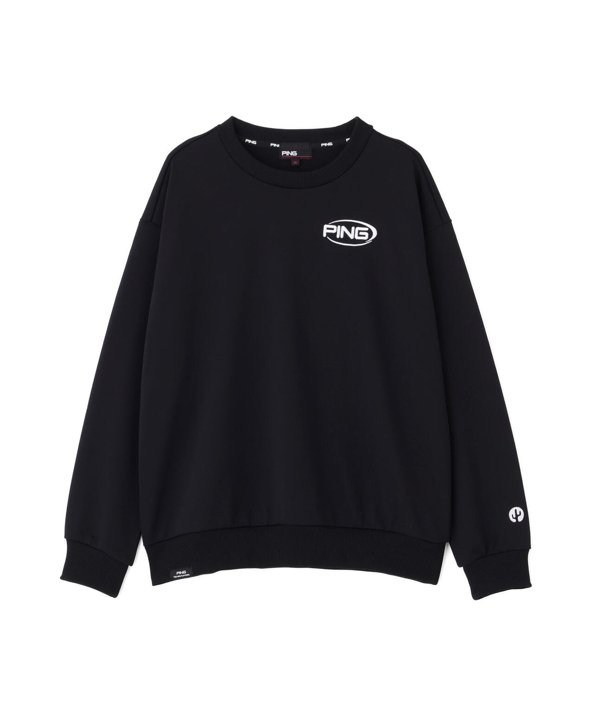 ［PING APPAREL］［吸水速乾・UVケア］10カラーMr.PINGダンシングロゴクルーネックプルオーバー (LADIES)