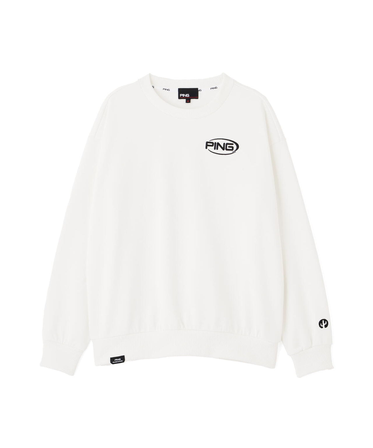 ［PING APPAREL］［吸水速乾・UVケア］10カラーMr.PINGダンシングロゴクルーネックプルオーバー (LADIES)