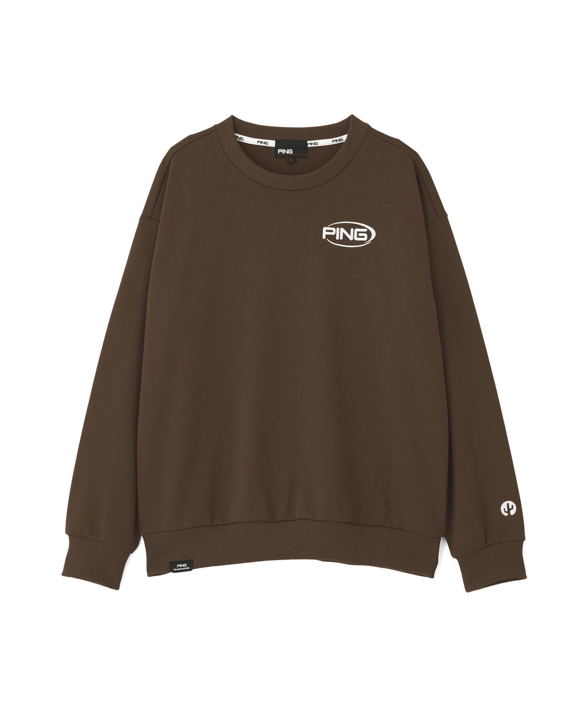 ［PING APPAREL］［吸水速乾・UVケア］10カラーMr.PINGダンシングロゴクルーネックプルオーバー (LADIES)