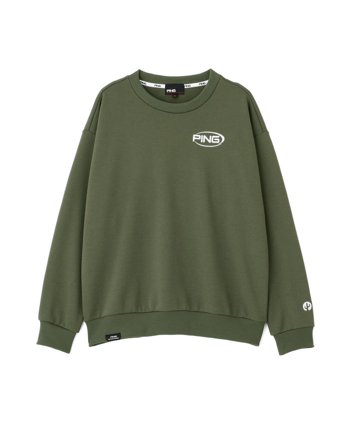 ［PING APPAREL］［吸水速乾・UVケア］10カラーMr.PINGダンシングロゴクルーネックプルオーバー (LADIES)
