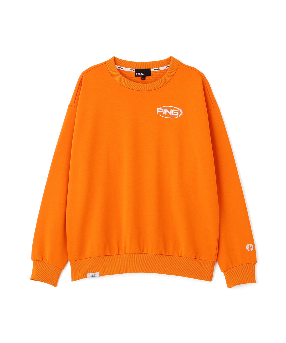 ［PING APPAREL］［吸水速乾・UVケア］10カラーMr.PINGダンシングロゴクルーネックプルオーバー (LADIES)