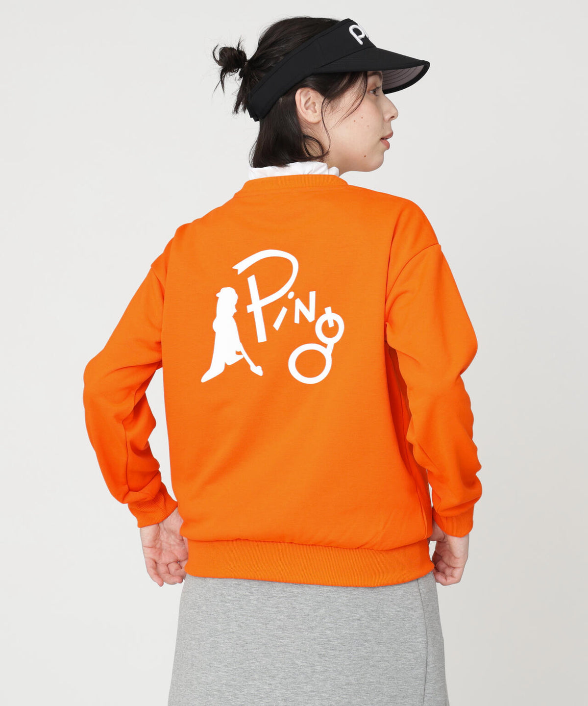 ［PING APPAREL］［吸水速乾・UVケア］10カラーMr.PINGダンシングロゴクルーネックプルオーバー (LADIES)