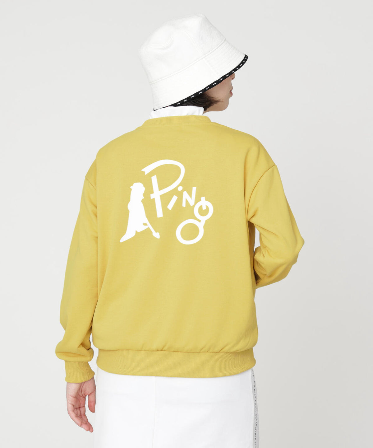 ［PING APPAREL］［吸水速乾・UVケア］10カラーMr.PINGダンシングロゴクルーネックプルオーバー (LADIES)