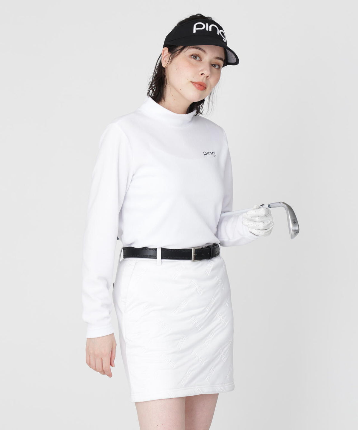 [PING APPAREL] [保温] キープウォーム長袖ハイネックカットソー (LADIES)