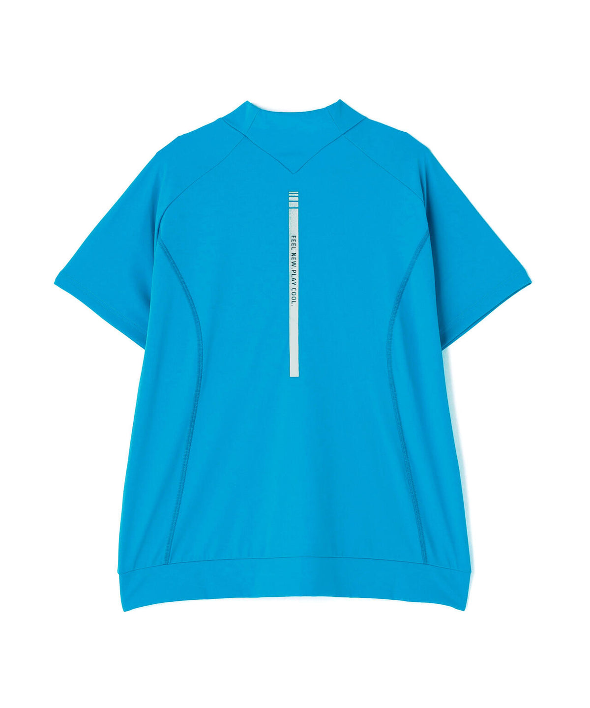 ［PING APPAREL］［接触冷感・UVカット］リラックス半袖ハイネックシャツ (LADIES)