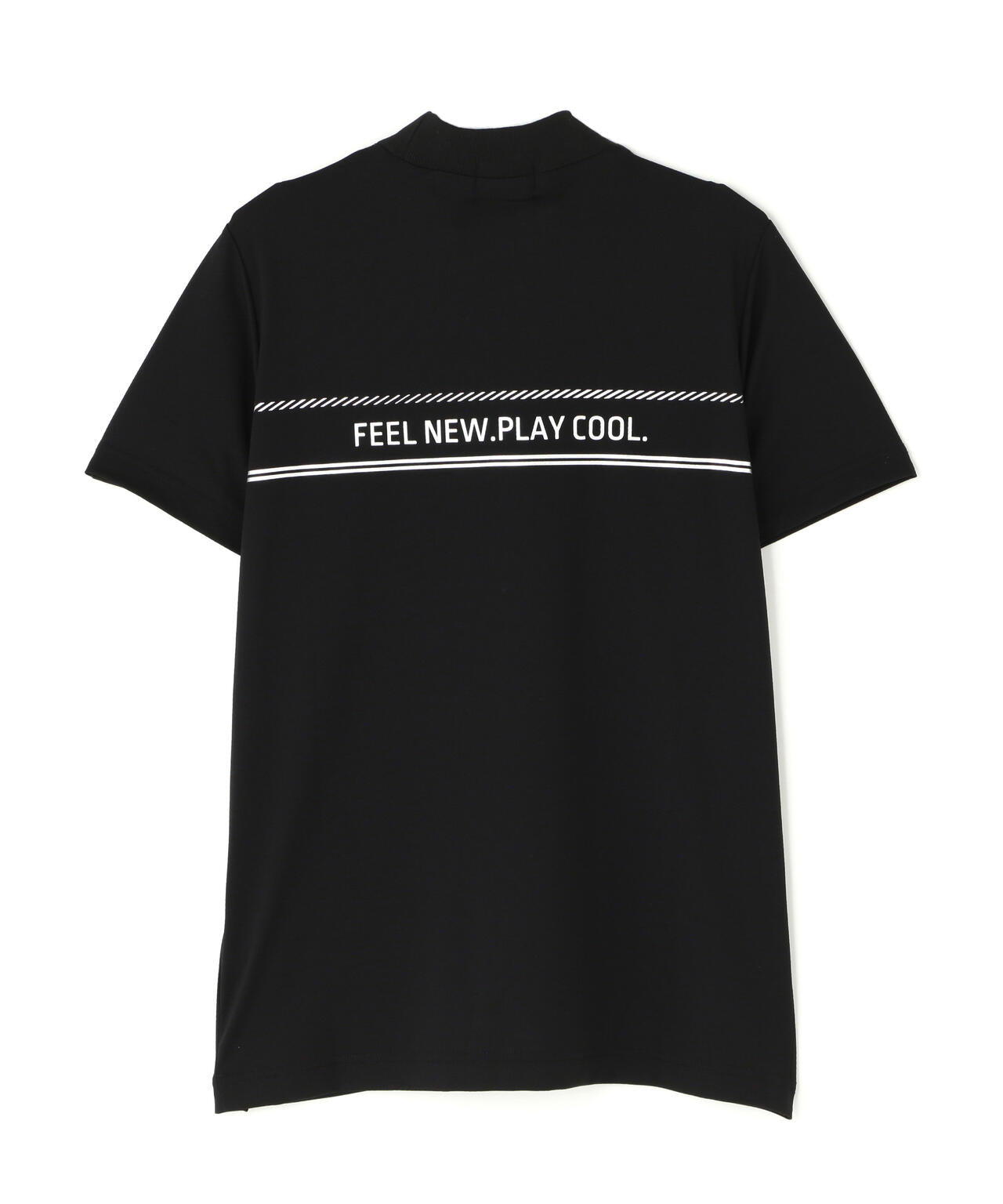 ［PING APPAREL］［接触冷感］ナイロンサッカー半袖ハイネックシャツ (LADIES)