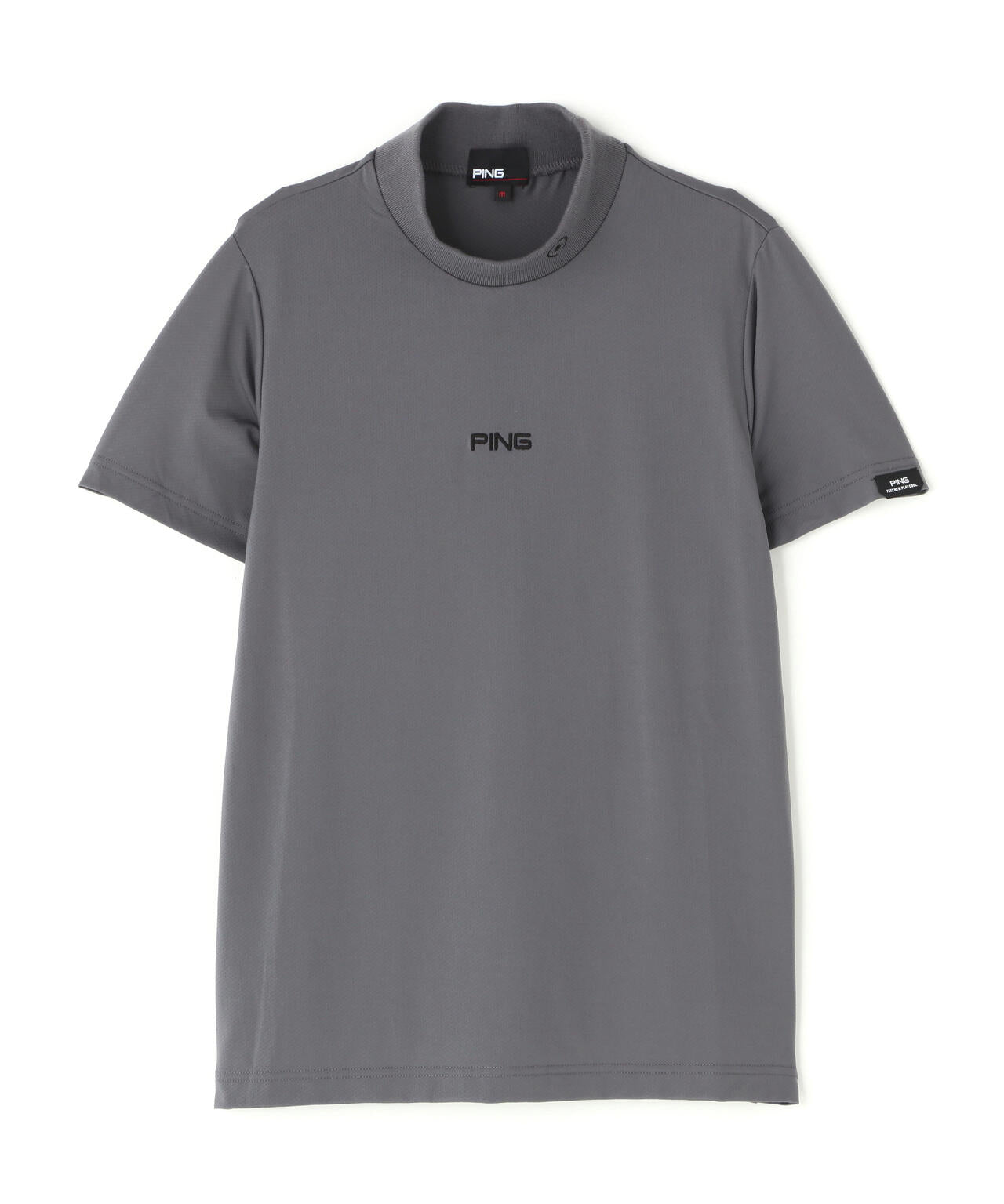 ［PING APPAREL］［接触冷感］ナイロンサッカー半袖ハイネックシャツ (LADIES)