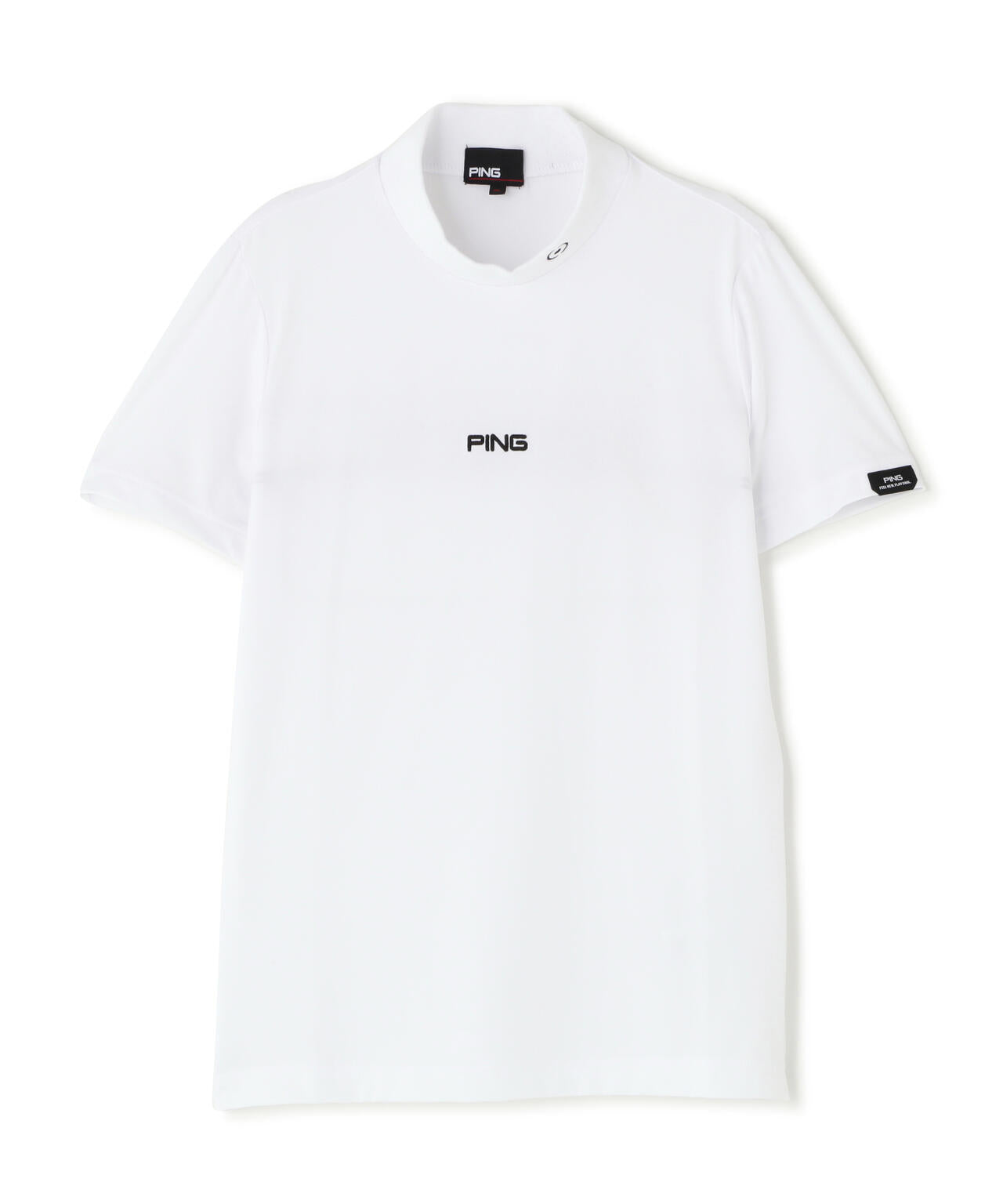 ［PING APPAREL］［接触冷感］ナイロンサッカー半袖ハイネックシャツ (LADIES)