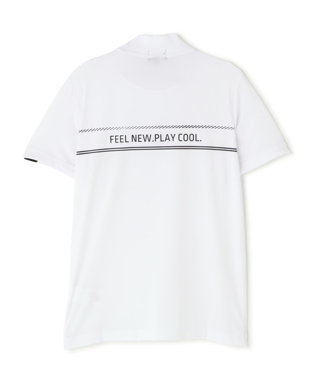 ［PING APPAREL］［接触冷感］ナイロンサッカー半袖ハイネックシャツ (LADIES)