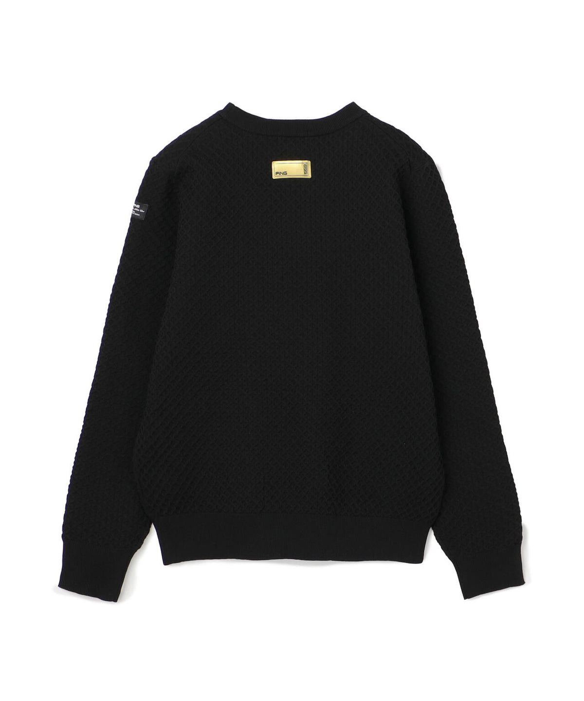 [PING APPAREL] クルーネックニット ＜GOLD＞ (LADIES)