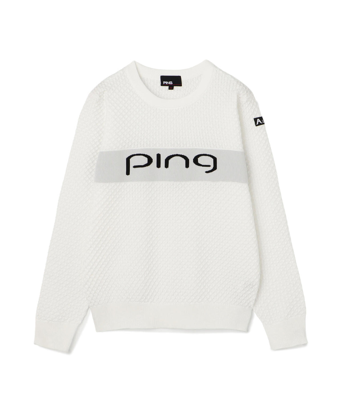 [PING APPAREL] クルーネックニット ＜GOLD＞ (LADIES)
