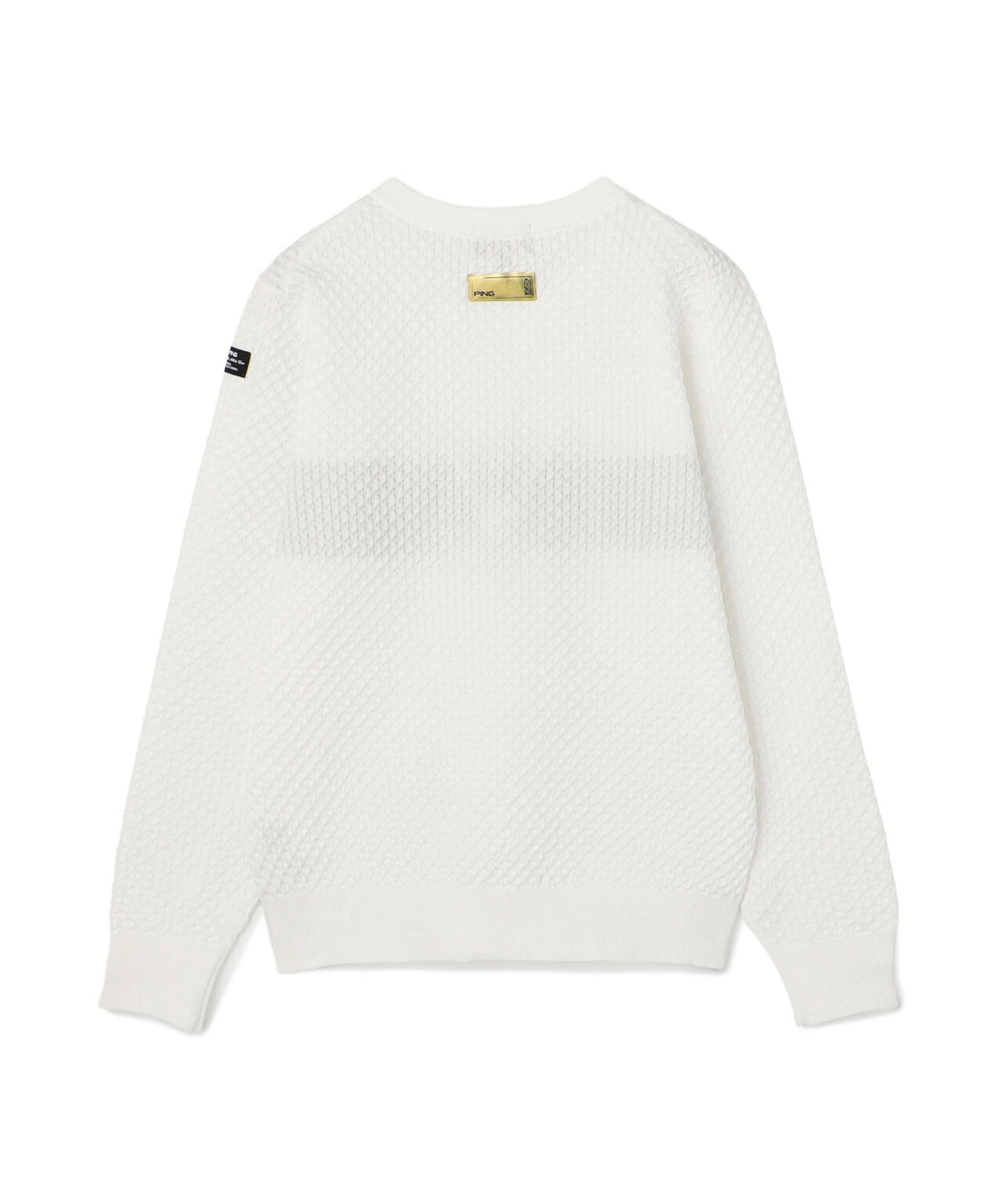 [PING APPAREL] クルーネックニット ＜GOLD＞ (LADIES)