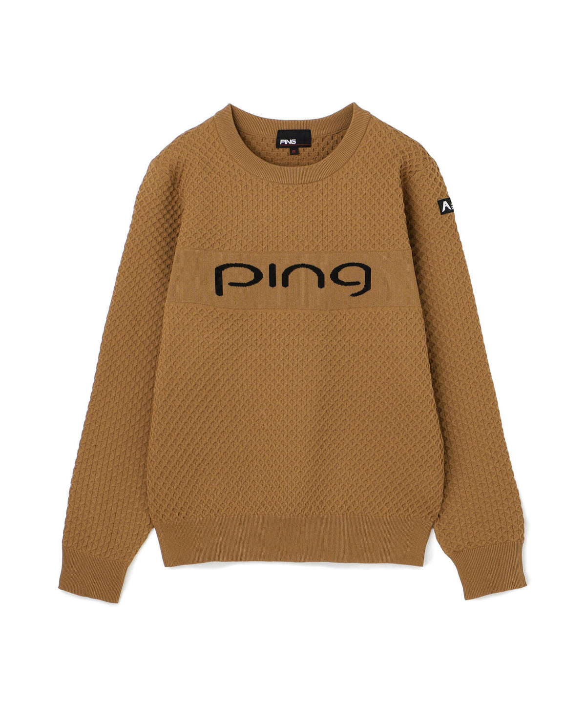 [PING APPAREL] クルーネックニット ＜GOLD＞ (LADIES)
