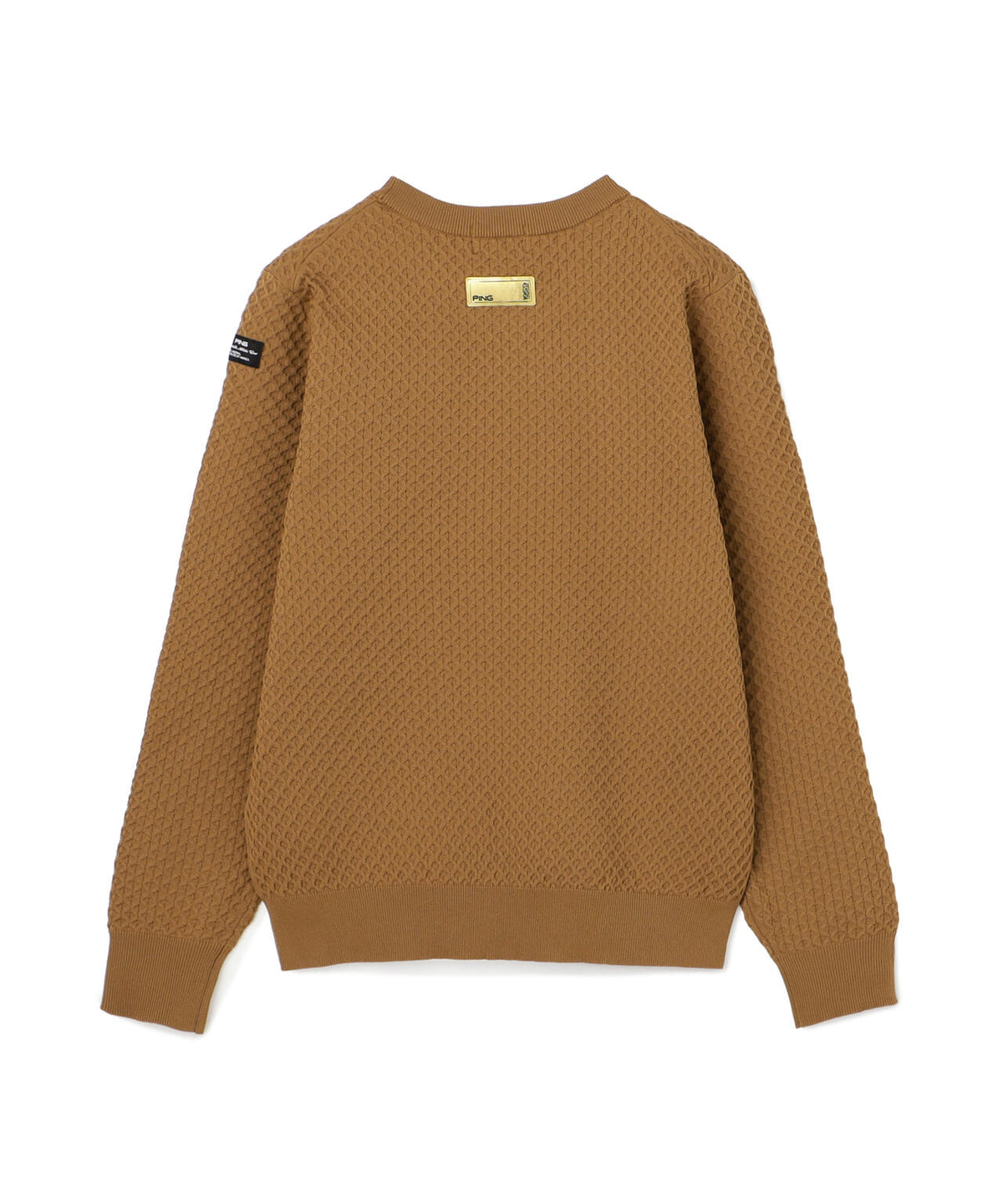 [PING APPAREL] クルーネックニット ＜GOLD＞ (LADIES)