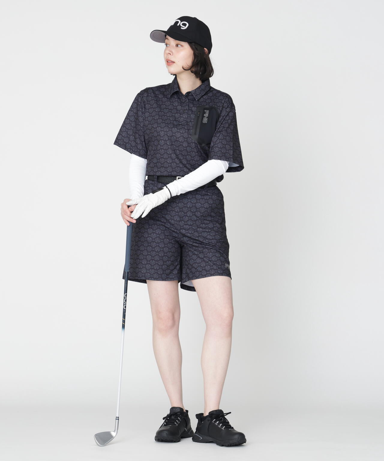 ［PING APPAREL］［UVカット・接触冷感］アームカバー (LADIES)