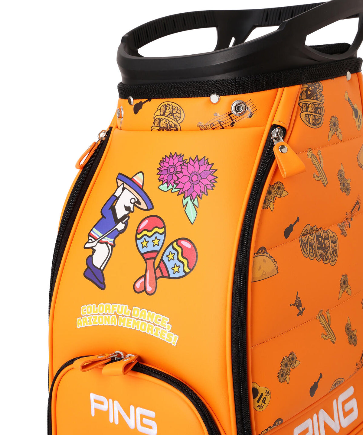 [PING] CB-N2605 TACOS タコスキャディバッグ ＜47インチ対応＞ (UNISEX)