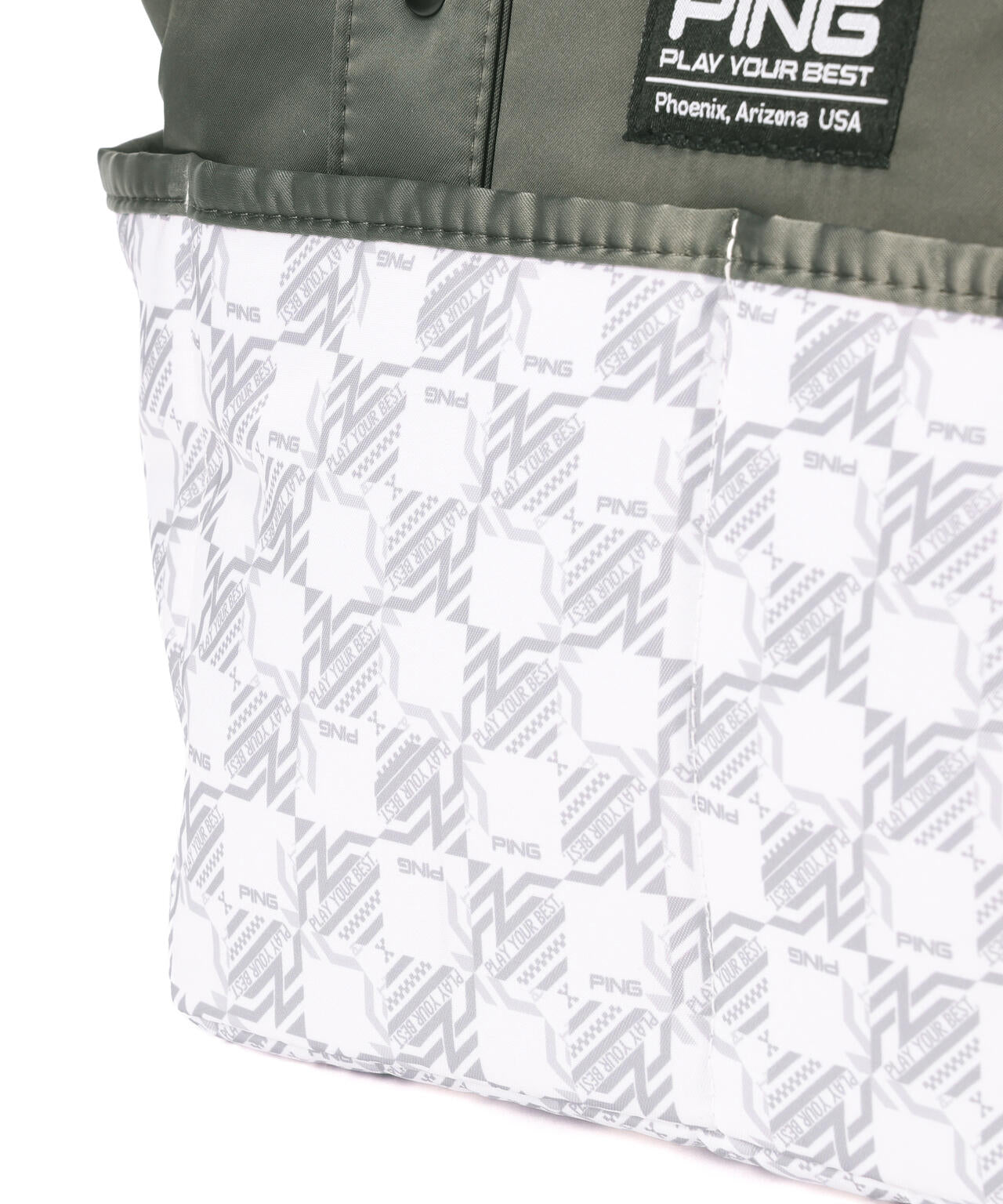 【PING】GB-F2602 AZ ROUND TOTE ラウンドトートバッグ (UNISEX)