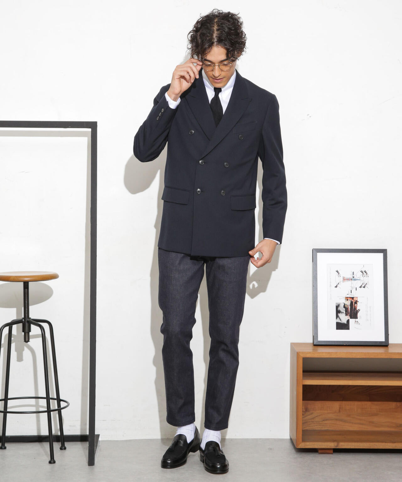 LB.03/｢ESSENTIAL LINE｣ノンフェイドスキニースラックス