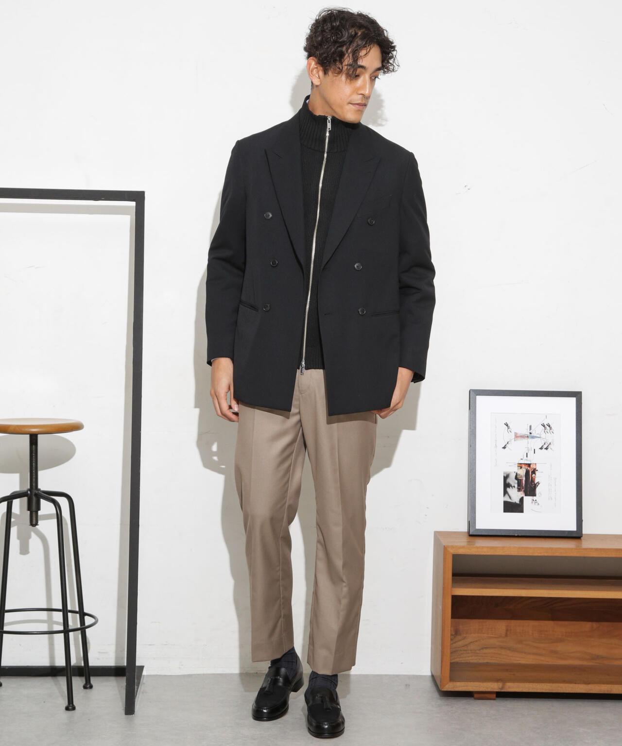 「ESSENTIAL LINE」TWソリッドダブルジャケット