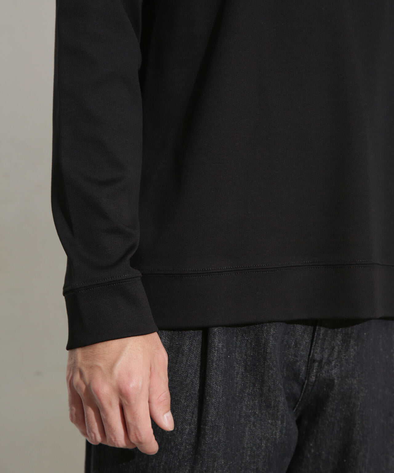 ｢FORMAL JERSEY｣クルーネックカットソー長袖