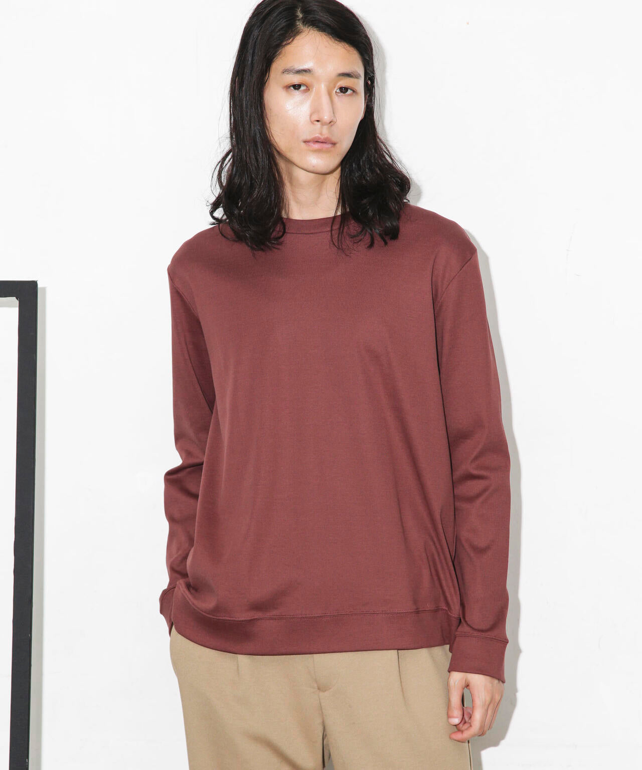 ｢FORMAL JERSEY｣クルーネックカットソー長袖