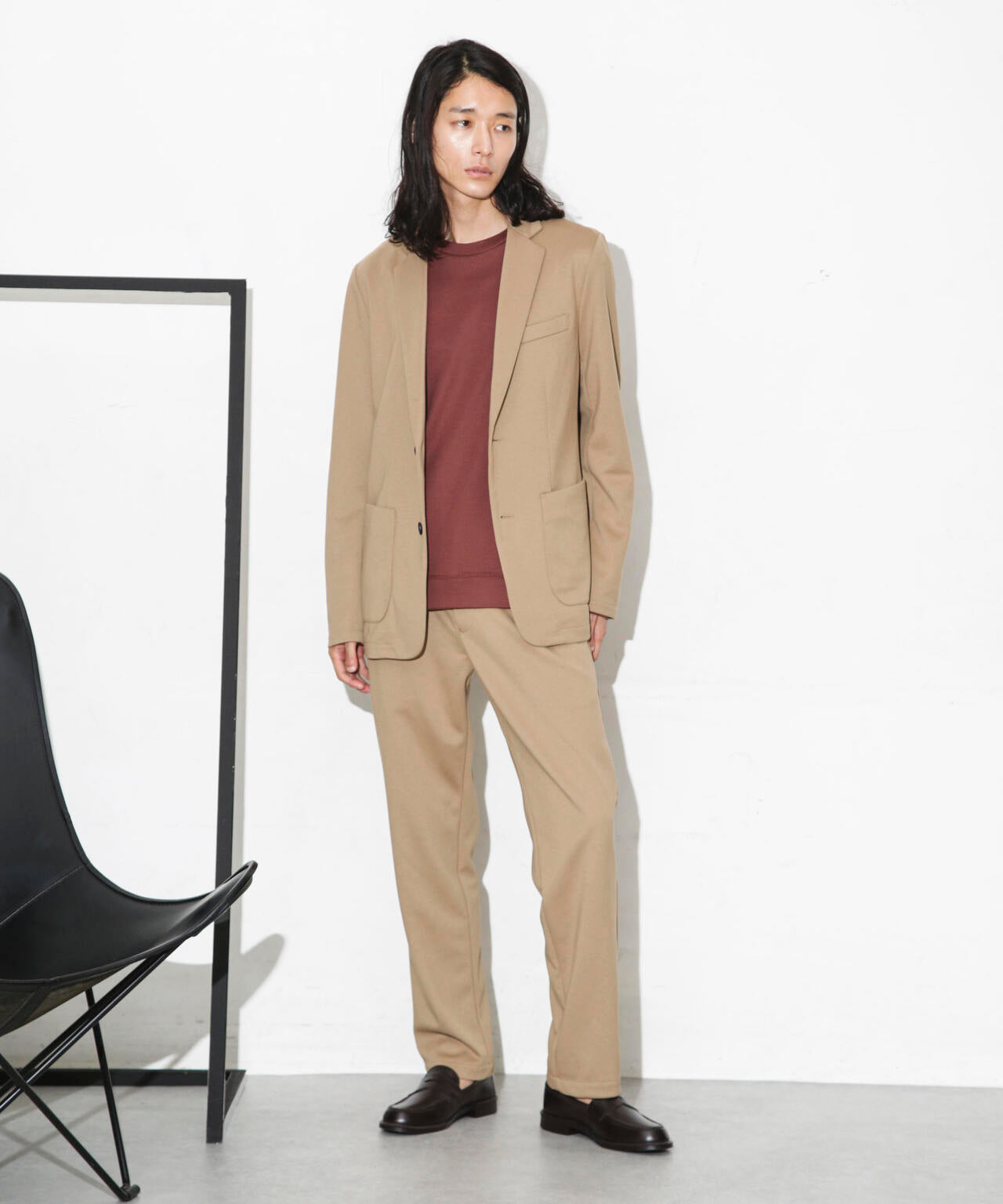 ｢FORMAL JERSEY｣クルーネックカットソー長袖