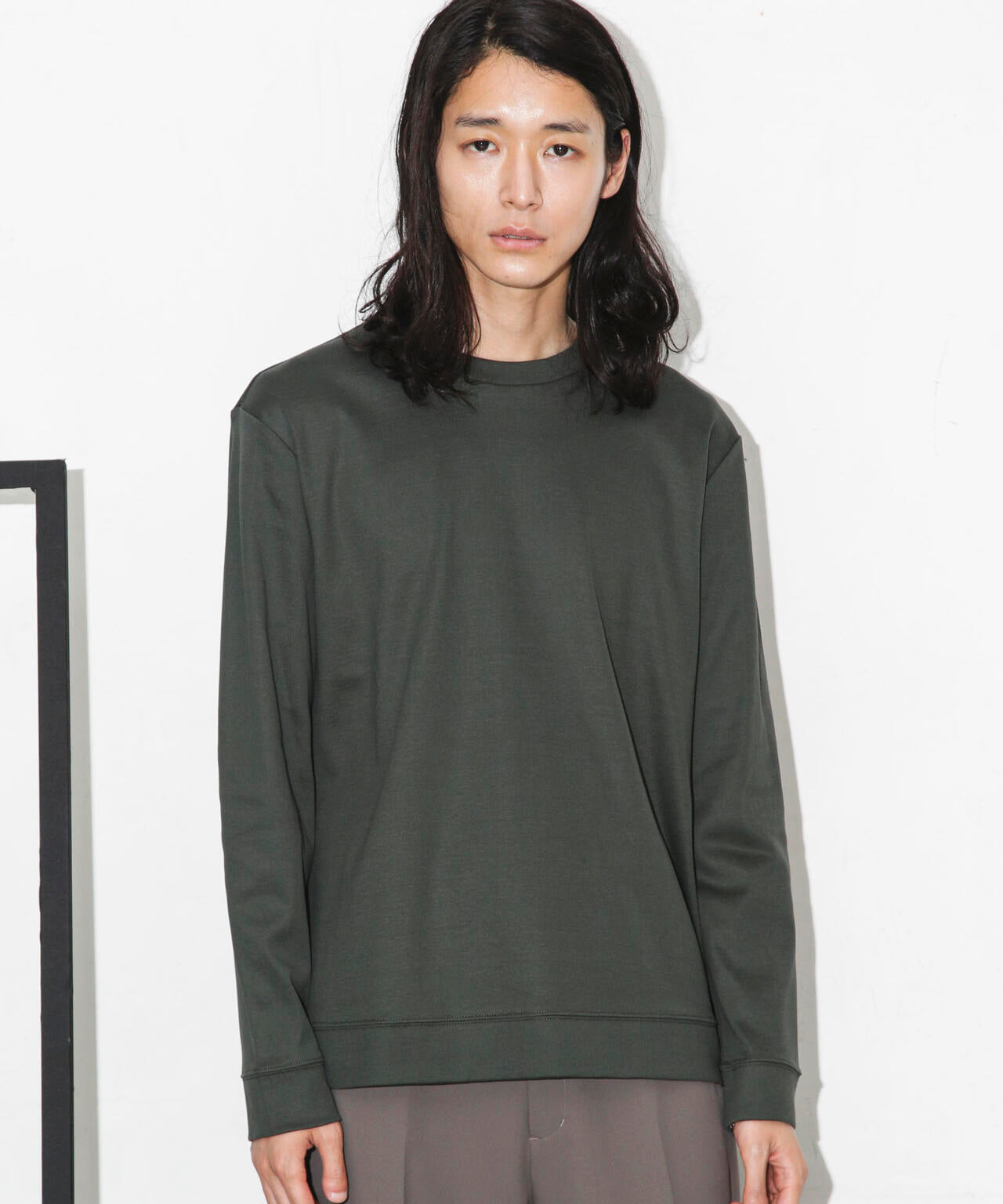 ｢FORMAL JERSEY｣クルーネックカットソー長袖