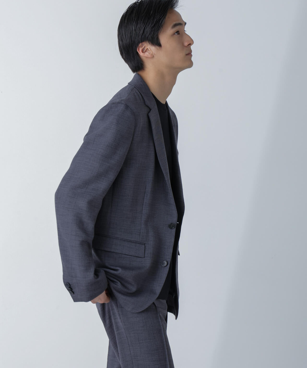 「N JACKET」Reflax(R)スラブツイルストレッチジャケット（セットアップ可）