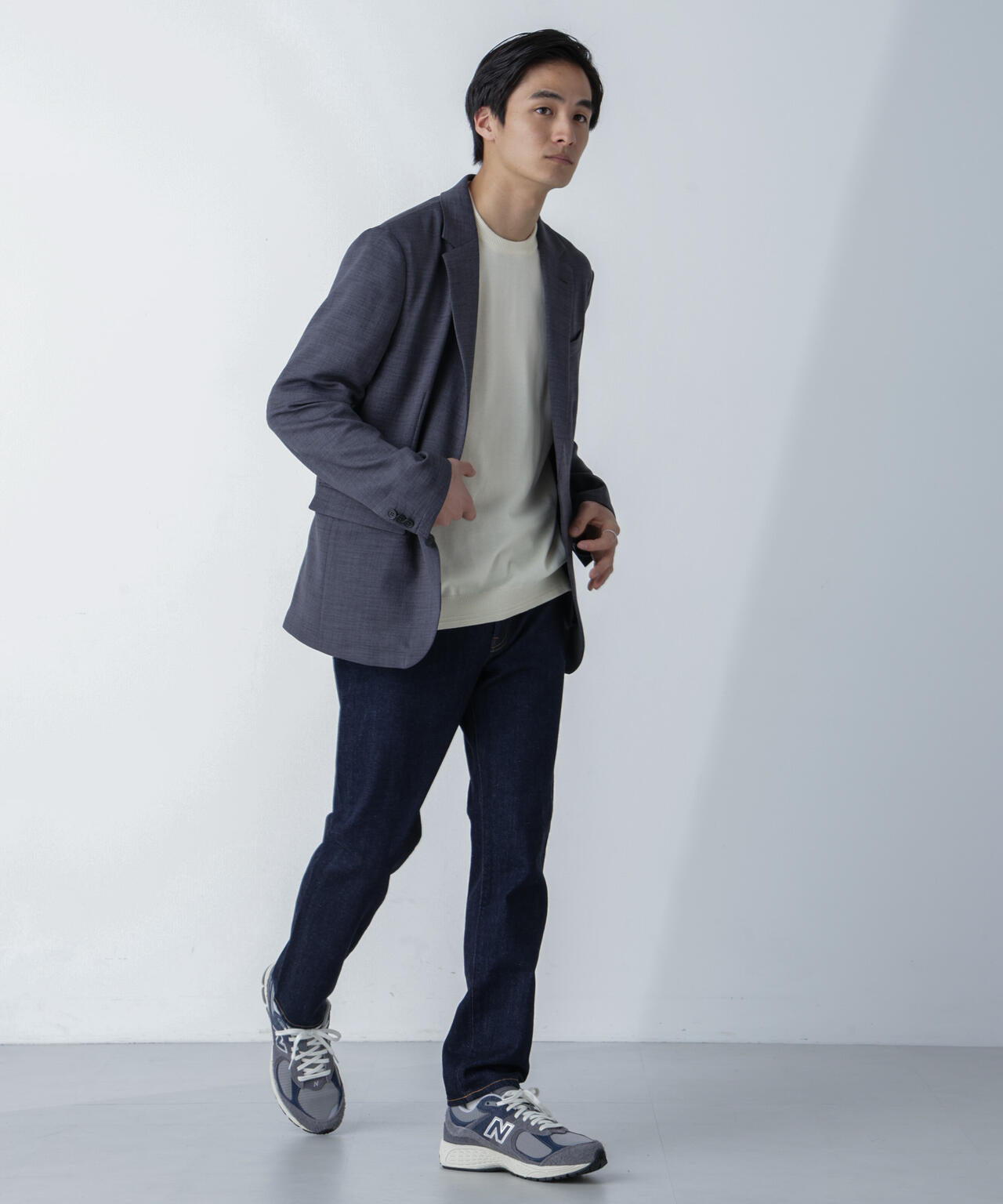「N JACKET」Reflax(R)スラブツイルストレッチジャケット（セットアップ可）