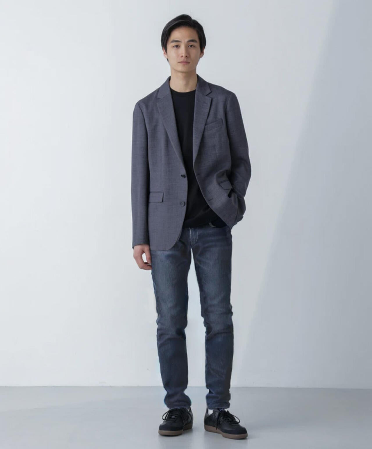「N JACKET」Reflax(R)スラブツイルストレッチジャケット（セットアップ可）