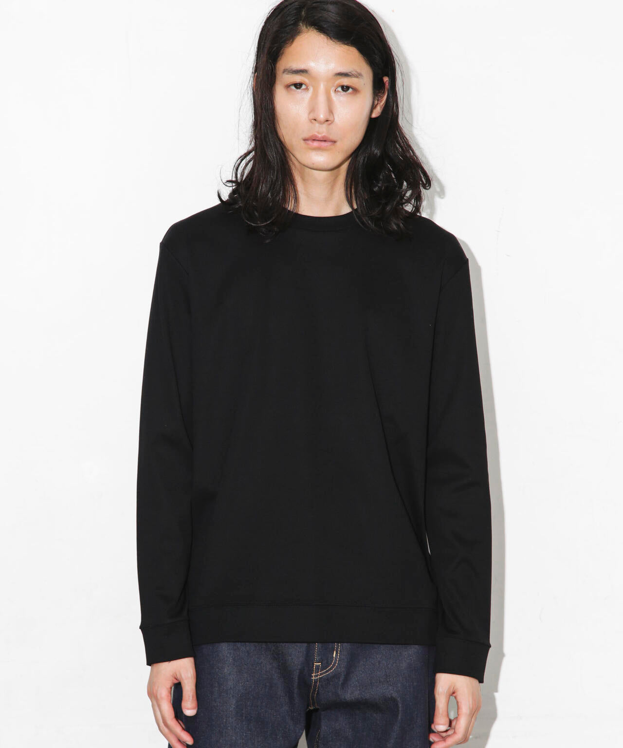 ｢FORMAL JERSEY｣クルーネックカットソー長袖