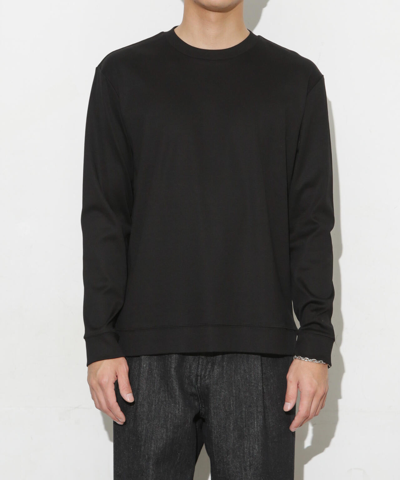 ｢FORMAL JERSEY｣クルーネックカットソー長袖
