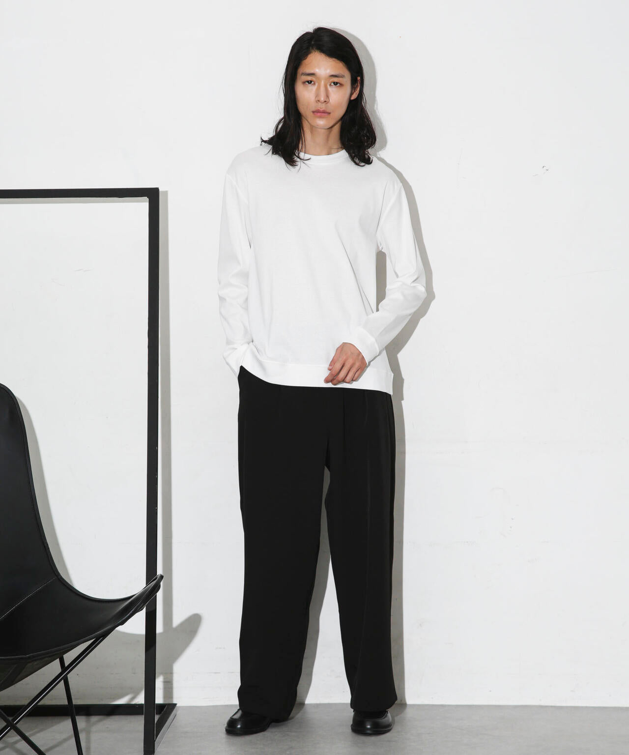 ｢FORMAL JERSEY｣クルーネックカットソー長袖