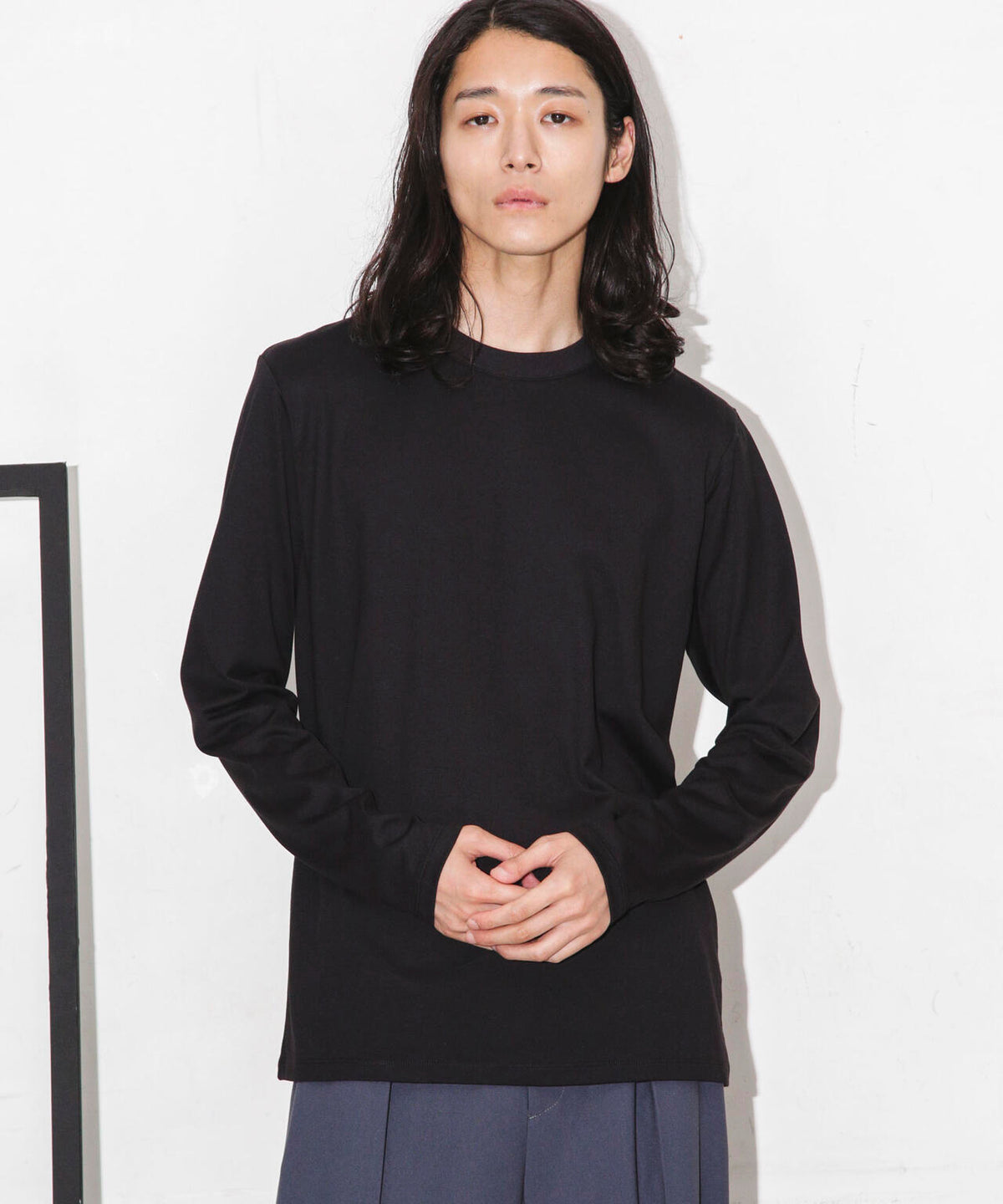 Anti Soaked 汗染み防止 クルーネックTシャツ長袖