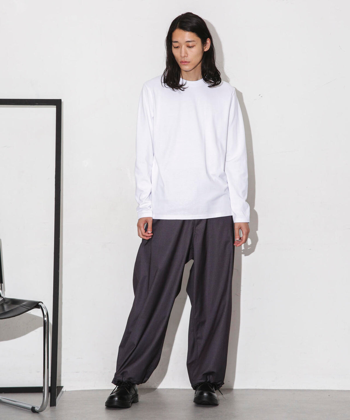 Anti Soaked 汗染み防止 クルーネックTシャツ長袖