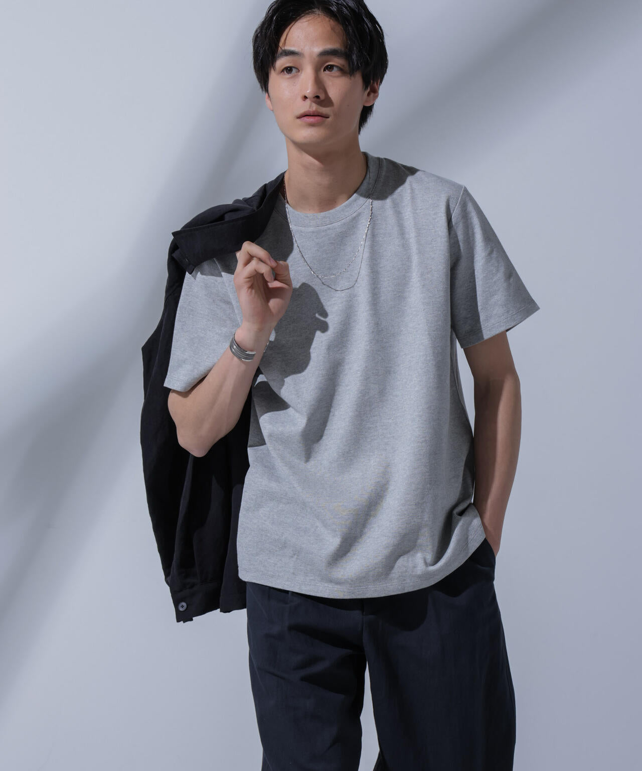 Anti Soaked(R)汗染み防止 クルーネックTシャツ
