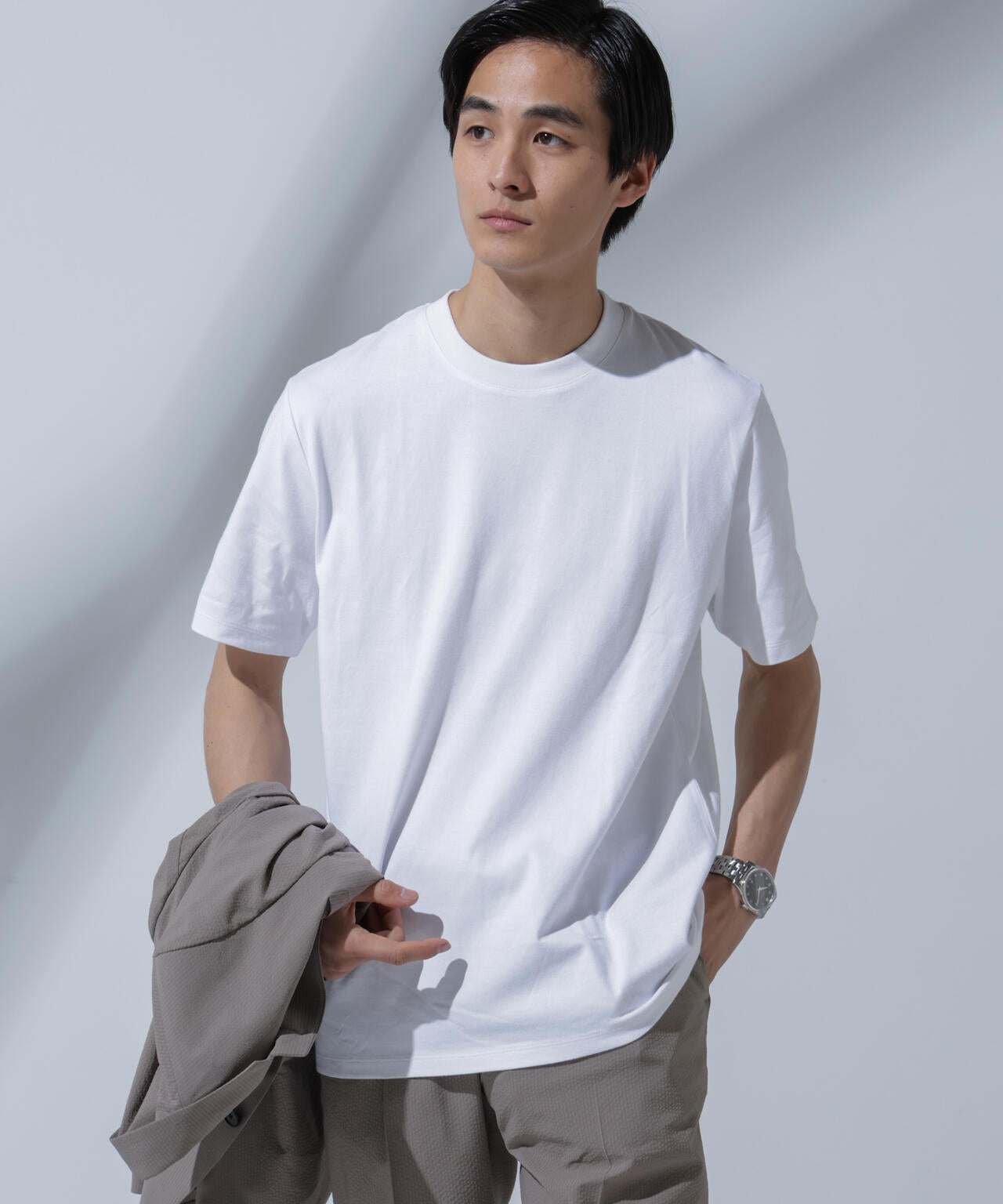 Anti Soaked(R)汗染み防止 クルーネックTシャツ