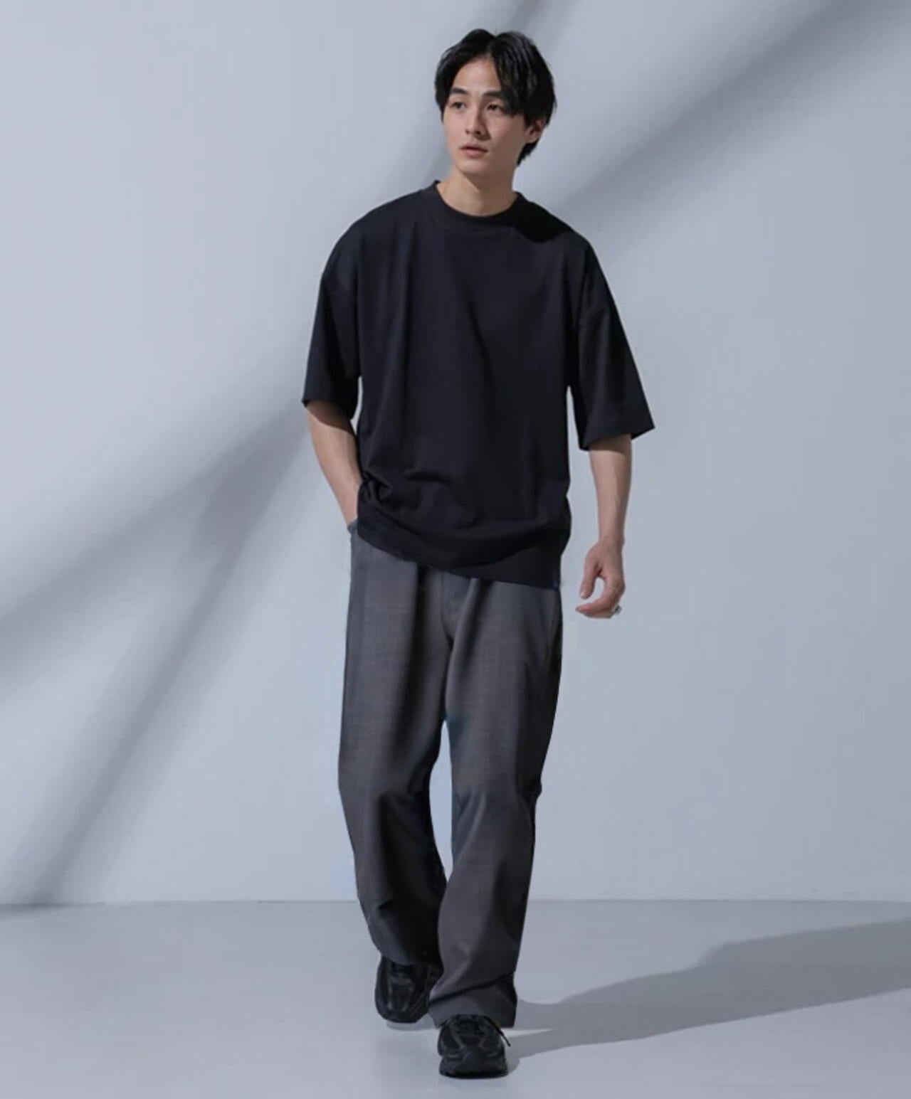 Anti Soaked(R)汗染み防止 クルーネックビッグT