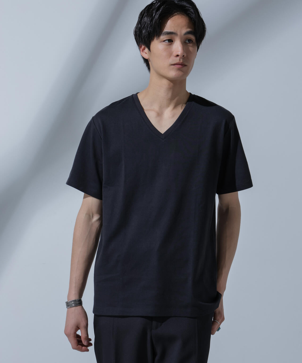 Anti Soaked(R)  汗染み防止 VネックTシャツ
