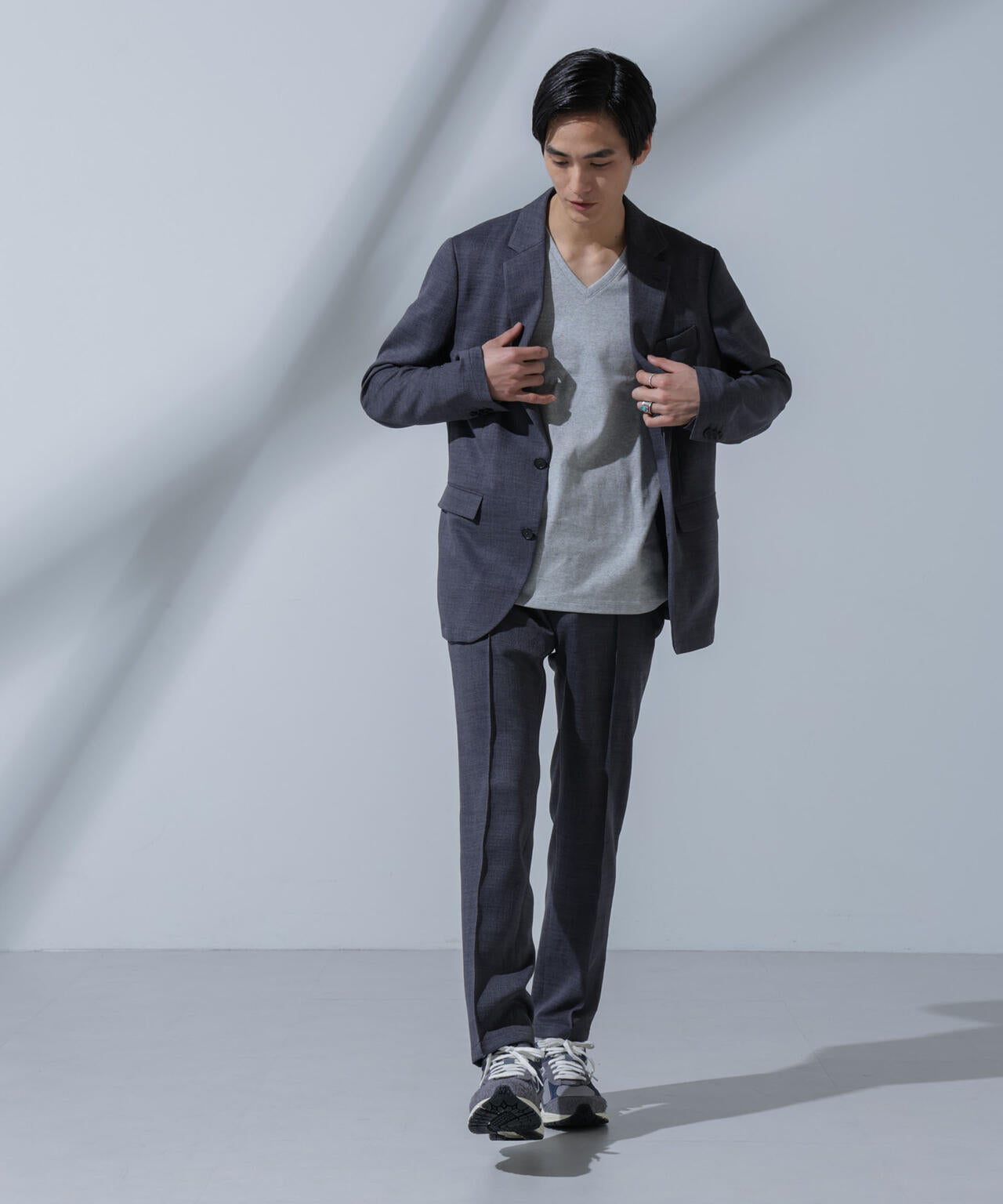 Anti Soaked(R)  汗染み防止 VネックTシャツ